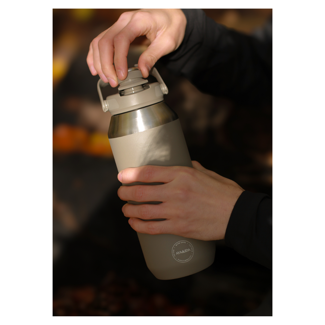 Sports Bottle 950 ml - Driftwood - Aya & Ida (3)