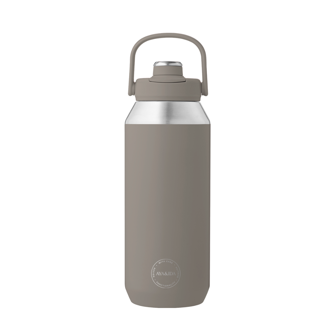 Sports Bottle 950 ml - Driftwood - Aya & Ida