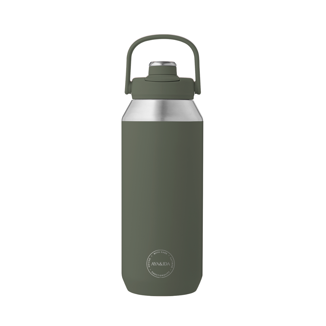 Sports Bottle 950 ml - Tropical Green - Aya & Ida