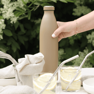 Alternative view of Drikkeflaske 1000 ml, Dusty Brown