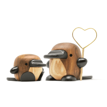 Fablewood traefigurer - daabsgaver med gravering - gratis gravering