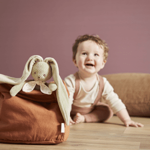 Kaloo Bamse, Kanin - Groen, 25 cm - kaninbamse - bamser - daabsgave - barselsgave