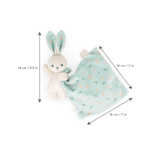 Kaloo Bamse - Nusseklud - Kanin, Blaa - nusseklud - bamse