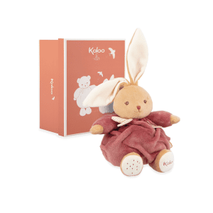 Kaloo Bloed Kaninbamse - Burgundy 17 cm - daabsgave - barselsgave pige - bamser