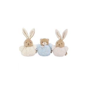 Kaloo Mini Kanin Bamse – Pink - Beige - blaa 12 cm