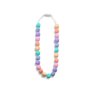 Princess and The Pea Tyggehalskaede, Pastel Rainbow - Medium Fast - bidesmykker - jellystone designs (1)