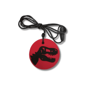 Tyggehalskaede med Dino - Medium - Fast - bidesmykker (1)