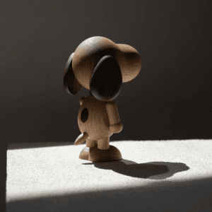 Peanut x Snoopy™ Smoked Oak Small - boyhood - traefigur - dansk design - gaveide