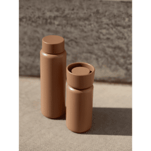 Zone Denmark termokop med to laag Camel - moerk beige - brun - mokka - 650 ml - vandflaske - cup2go