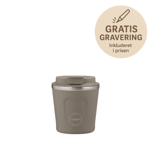 AYA and IDA CUP2GO Driftwood - termokop - termokop med navn - gratis gravering