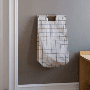 Recollector Bag Up - Timeless Check - vaeghaengt vasketoejskurv - vasketoejsopbevaring (2)