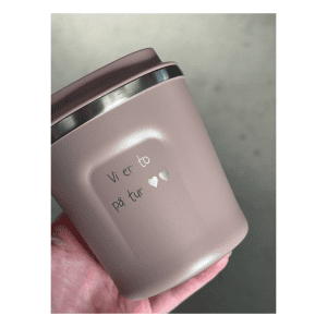 AYA&IDA - CUP2GO 240 ml - Dusty Rose - gravering (1)