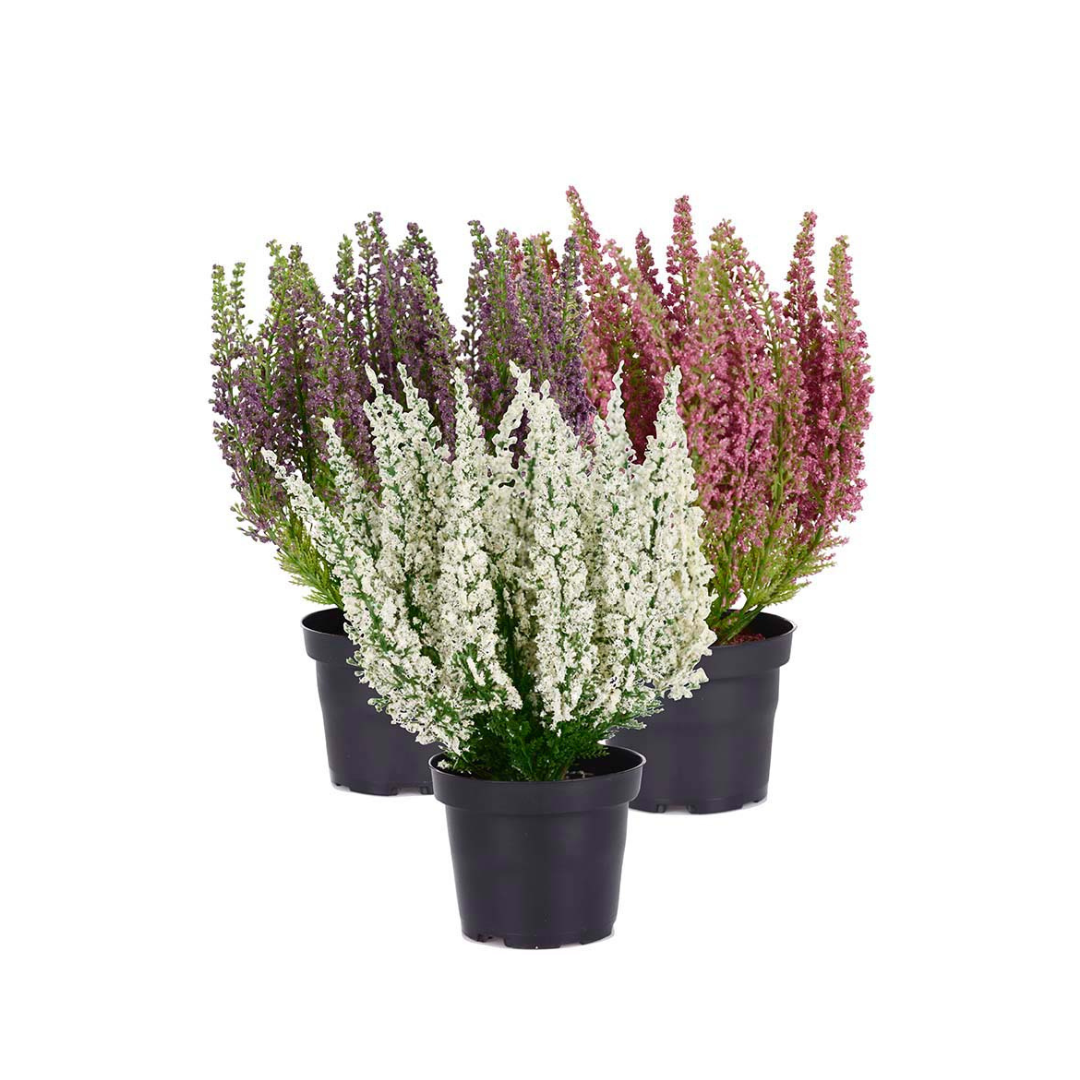 Mr Plant - Kunstig Lyngplante, Rød - 28 cm - Billede 2