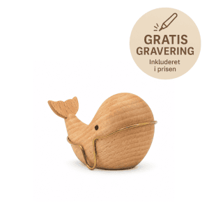 Aviendo Little whale beech - lille hval boeg - traefigur - gratis gravering