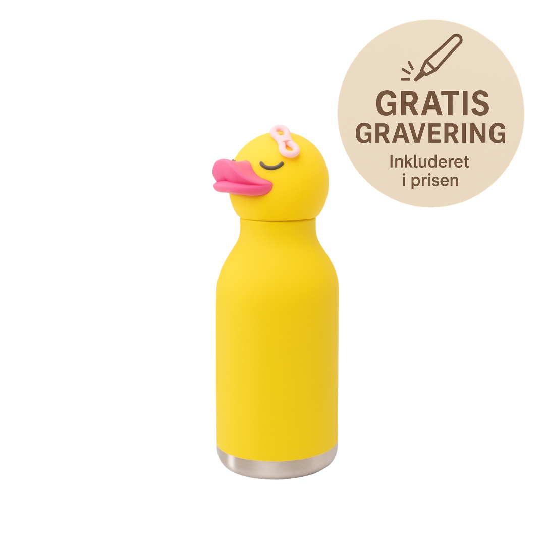 Duck Bestie drikkedunk - boernedrikkedunk - drikkeflaske - drikkedunk - Asobu - drikkedunk med navn (1)