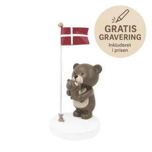 Bordflag Bamse mor og barn - kids by friis - gravering (1)