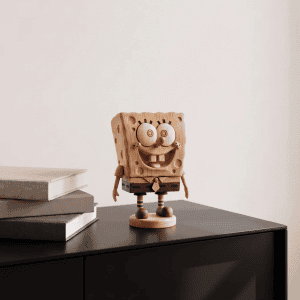 BoyHood Svampebob firkant - traefigur dansk design (1)